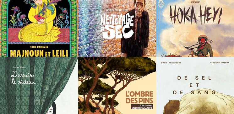 Les 6 albums finalistes du Prix Orange de la Bande Dessinée 2023