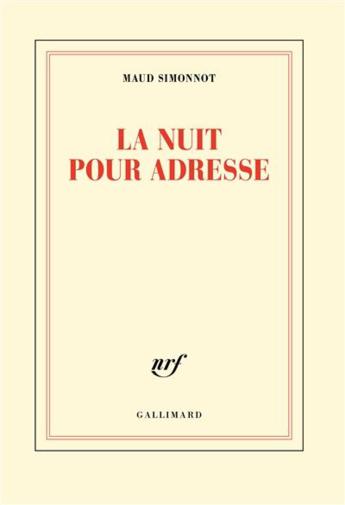 "La nuit pour adresse" de Maud Simonnot [Club des Explorateurs #73]