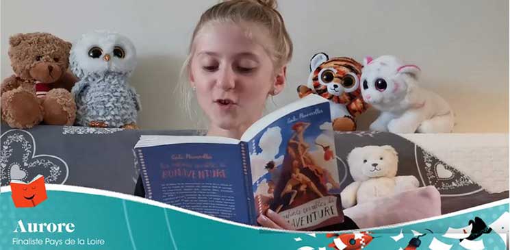 Elle s’appelle Aurore, nous vient des Pays de la Loire et c’est la Petite championne de la lecture 2020 !