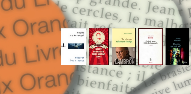 Les cinq finalistes du Prix Orange du Livre 2014