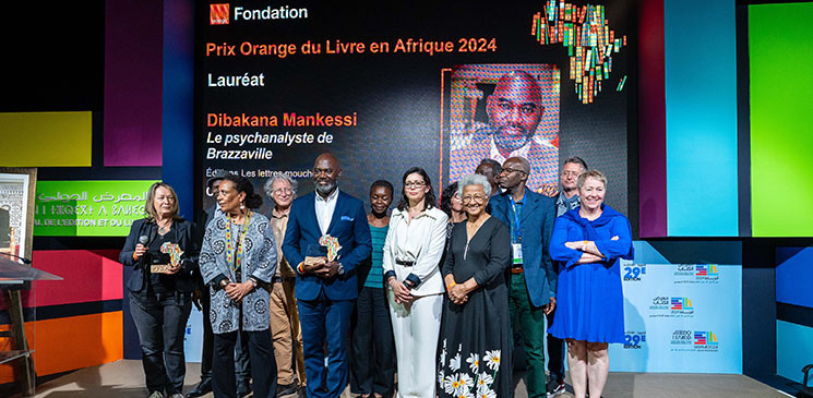 Dibakana Mankessi, lauréat du Prix Orange du Livre en Afrique 2024