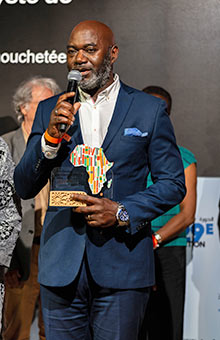 Dibakana Mankessi, lauréat du Prix Orange du Livre en Afrique 2024