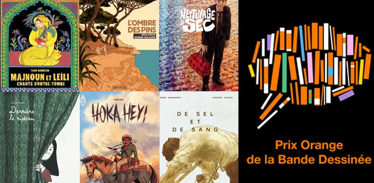 Gagnez des exemplaires des 6 albums finalistes du Prix Orange de la Bande Dessinée 2023 !