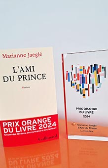 Marianne Jaeglé, lauréate du Prix Orange du Livre 2024 pour "L’Ami du Prince"