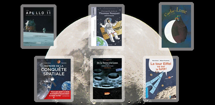 La Lune et la conquête spatiale en 6 livres jeunesse incontournables