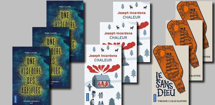 On aime, on vous fait gagner, des titres de la rentrée littéraire des éditions Pocket !