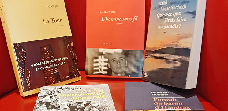 Les cinq romans finalistes du Prix Orange du Livre 2022