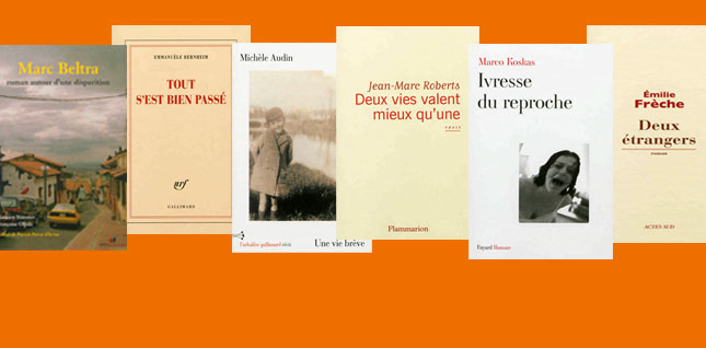 Les 6 finalistes retenus pour le Prix Orange du Livre