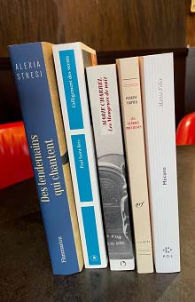Les 5 romans finalistes du Prix Orange du Livre 2023