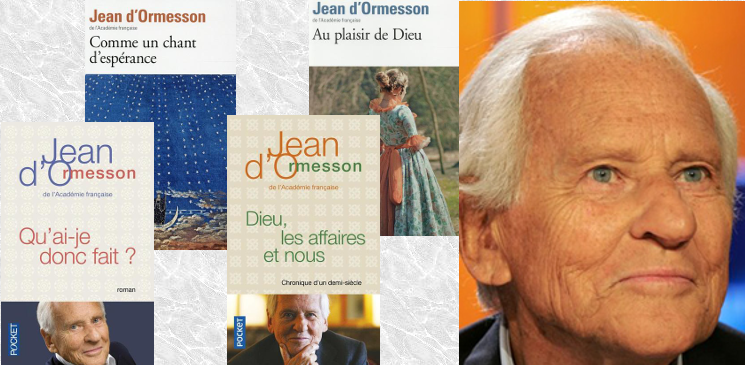 Jean d’Ormesson en 4 livres