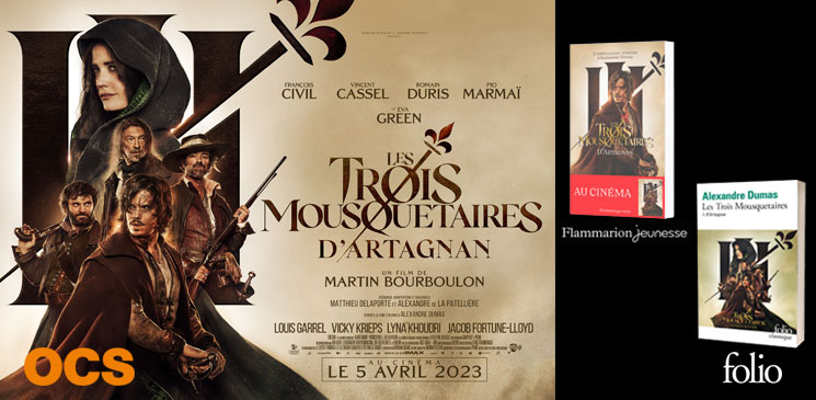 Evénement « Les Trois Mousquetaires – D’Artagnan » : des livres et des places de cinéma à gagner !