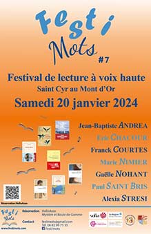 A la découverte de Festi’Mots 2024, le 20 janvier à Saint-Cyr-au-Mont-d'Or