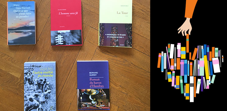 Les cinq romans finalistes du Prix Orange du Livre 2022
