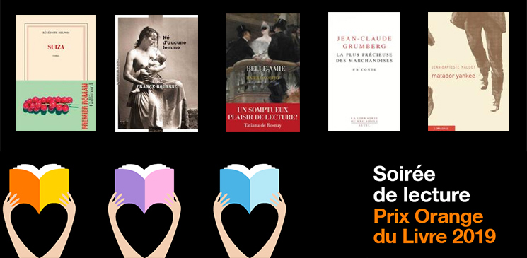 Ecoutez gratuitement les lectures des 5 romans finalistes du Prix Orange du Livre 2019 !