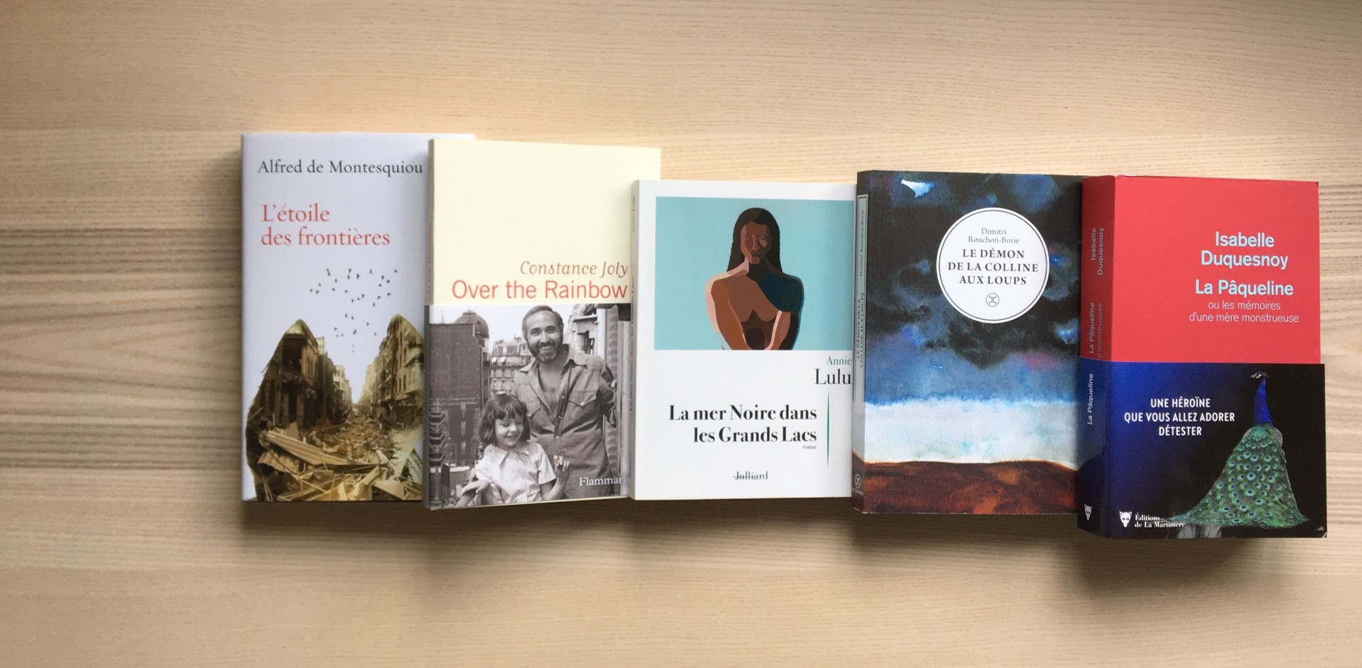 Les cinq romans finalistes du Prix Orange du Livre 2021