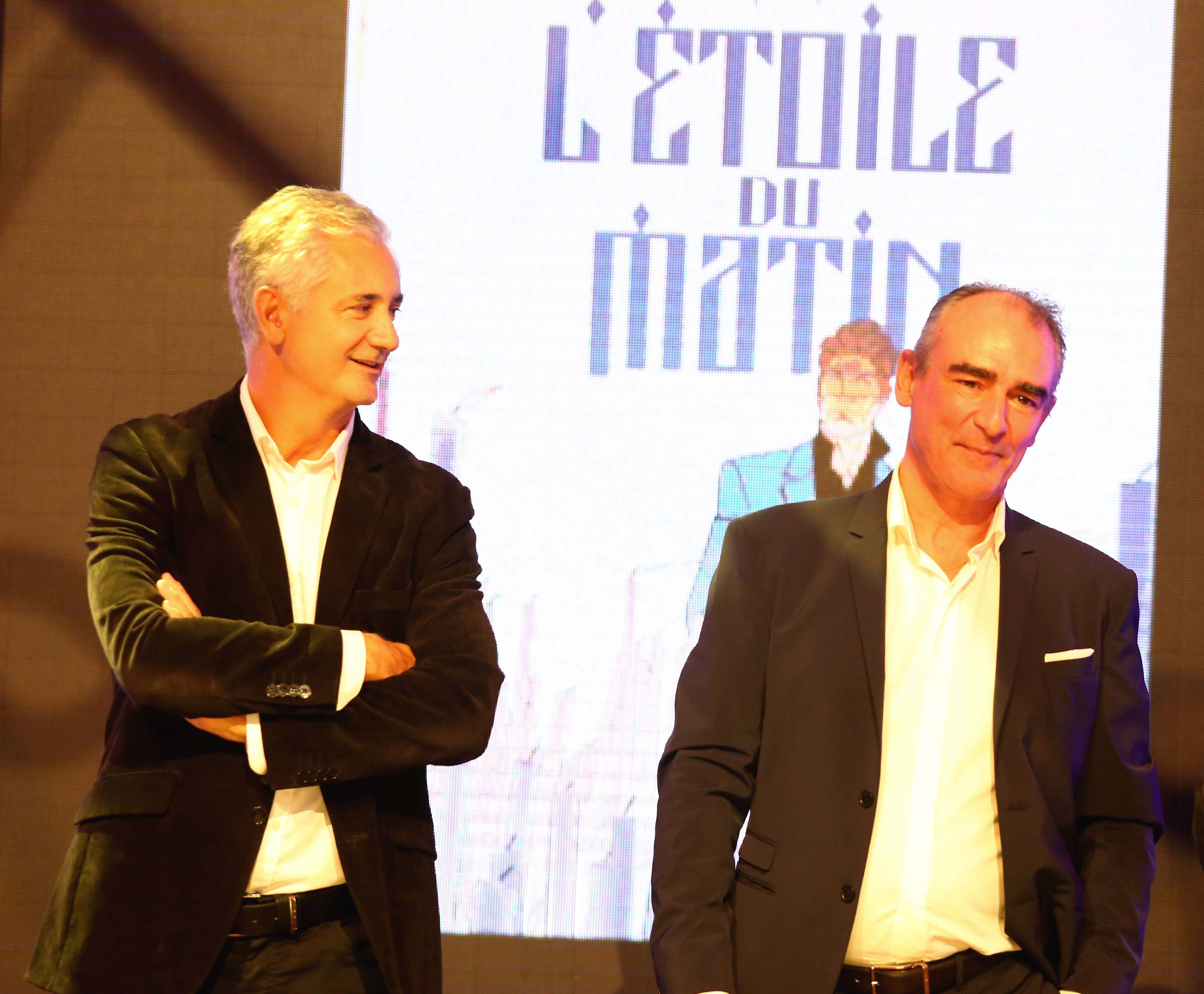 Eric Giacometti et Philippe Francq à la soirée de lancement 