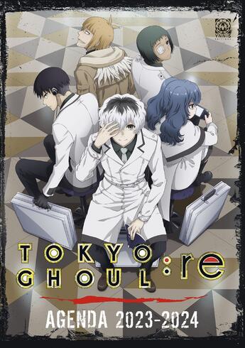 Couverture du livre « Agenda scolaire 2023-2024 tokyo ghoul : re » de  aux éditions Ynnis