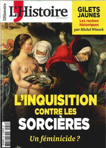 Couverture du livre « L'histoire n 456 l'inquisition contre les sorcieres : un feminicide - fevrier 2019 » de  aux éditions L'histoire