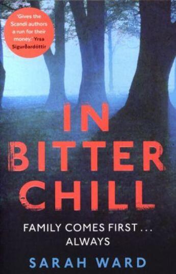 Couverture du livre « IN BITTER CHILL » de Sarah Ward aux éditions Faber Et Faber