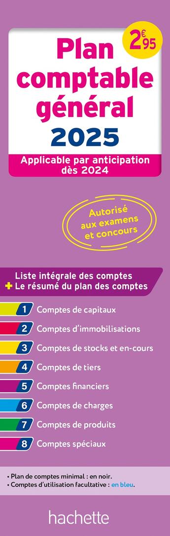 Couverture du livre « Top'actuel : Plan comptable général (édition 2025) » de Gilles Meyer aux éditions Hachette Education