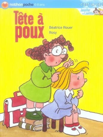 Couverture du livre « Tête a poux » de Rouer/Rosy aux éditions Nathan