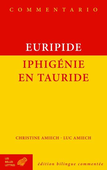 Couverture du livre « Iphigénie en Tauride » de Euripide aux éditions Belles Lettres