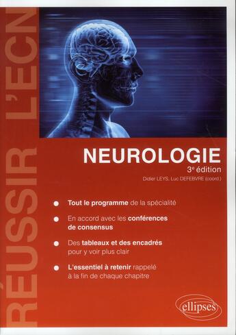 Couverture du livre « Neurologie - 3e edition (3e édition) » de Leys/Defebvre aux éditions Ellipses