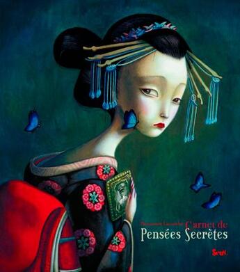 Couverture du livre « Carnet de pensées secrètes » de Benjamin Lacombe aux éditions Seuil Jeunesse