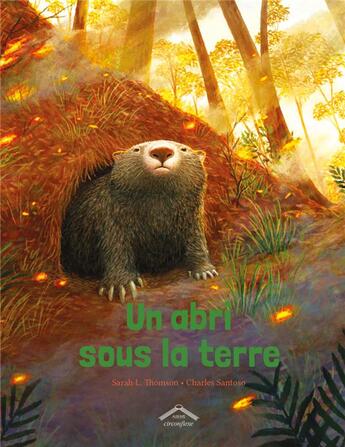 Couverture du livre « Un abri sous la terre » de Charles Santoso et Sarah L. Thomson aux éditions Circonflexe