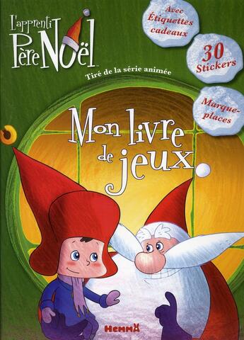 Couverture du livre « Mon livre de jeux ; l'apprenti Père Noël » de  aux éditions Hemma