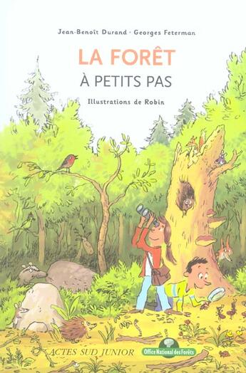 Couverture du livre « La foret a petits pas » de Durand/Feterman aux éditions Actes Sud