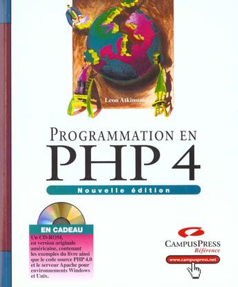 Couverture du livre « Campuspress Reference Php 4 » de Leon Atkinson aux éditions Campuspress