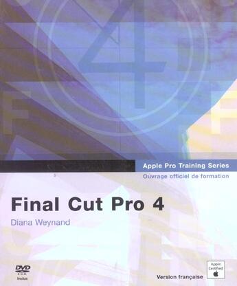 Couverture du livre « Final Cut Pro 4 ; certification Apple » de  aux éditions Peachpit Press