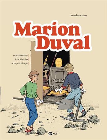 Couverture du livre « Marion Duval : Intégrale vol.1 : Tomes 1 à 3 » de Pommaux aux éditions Bd Kids