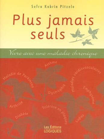 Couverture du livre « Plus Jamais Seuls » de S Kobrin-Pitzele aux éditions Logiques