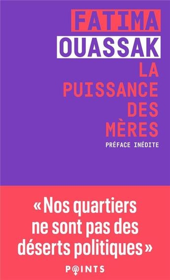 Couverture du livre « La puissance des mères » de Fatima Ouassak aux éditions Points