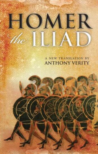 Couverture du livre « The Iliad » de Anthony Verity aux éditions Oup Oxford