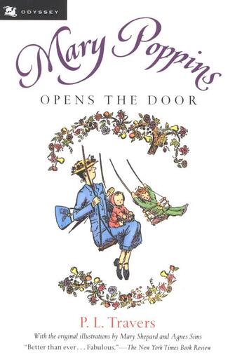 Couverture du livre « Mary Poppins Opens the Door » de Travers P L aux éditions Houghton Mifflin Harcourt