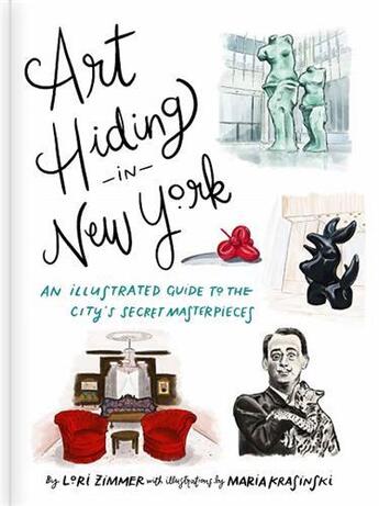 Couverture du livre « Art hiding in new york » de Zimmer L/Krasinski M aux éditions Little Brown Usa