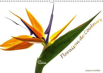 Couverture du livre « Floraison de couleurs calendrier mural 2018 din a3 horizonta - la flore nous expose la divers » de Seidler J aux éditions Calvendo