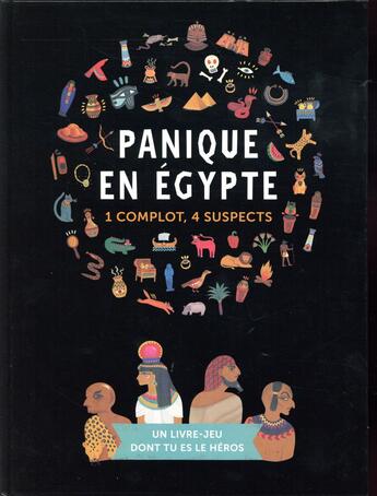 Couverture du livre « Panique en Egypte » de Stephanie Vernet et Camille Gautier aux éditions Casterman