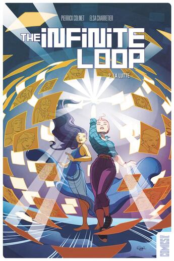 Couverture du livre « The infinite loop Tome 2 ; la lutte » de Pierrick Colinet et Elsa Charretier aux éditions Glenat Comics