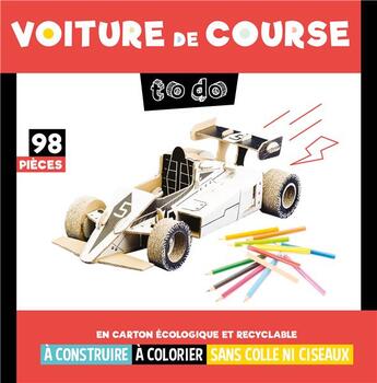 Couverture du livre « Voiture de course (coll. to do) » de Massimo Marchiori aux éditions 1 2 3 Soleil