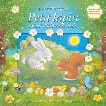 Couverture du livre « UNE JOURNEE AVEC ; Petit Lapin avant d'aller au dodo » de  aux éditions Piccolia