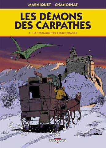 Couverture du livre « Les démons des Carpathes Tome 1 ; le testament du comte Brasov » de Frederic Marniquet et Philippe Chamoinat aux éditions Delcourt