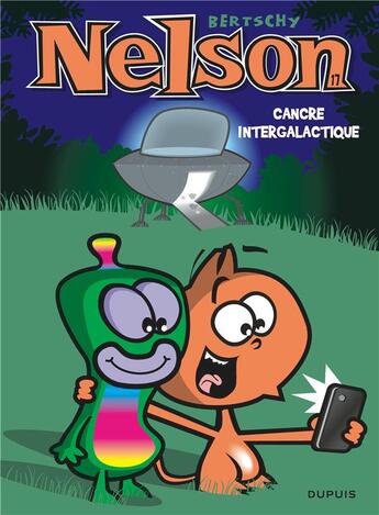 Couverture du livre « Nelson Tome 17 : cancre intergalactique » de Christophe Bertschy aux éditions Dupuis