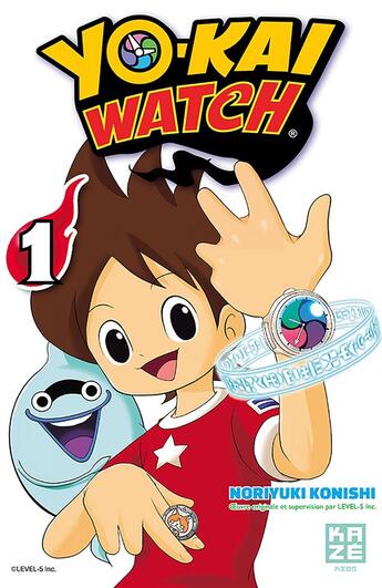 Couverture du livre « Yo-Kai Watch Tome 1 » de Noriyuki Konishi aux éditions Crunchyroll