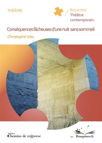 Couverture du livre « Conséquences fâcheuses d'une nuit sans sommeil » de Christophe Vieu aux éditions Chemins De Tr@verse