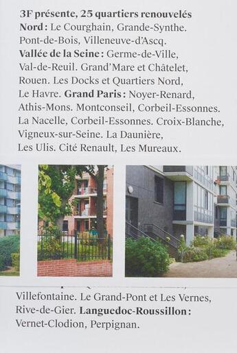 Couverture du livre « 3F présente, 25 quartiers renouvelés » de Julien Lanoo aux éditions Aha