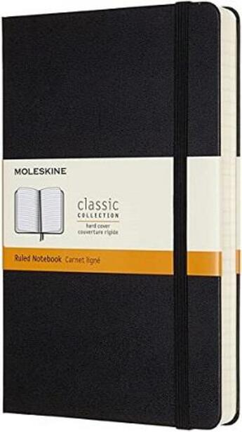 Couverture du livre « Carnet augmentés ligne grand format rigide noir » de  aux éditions Moleskine